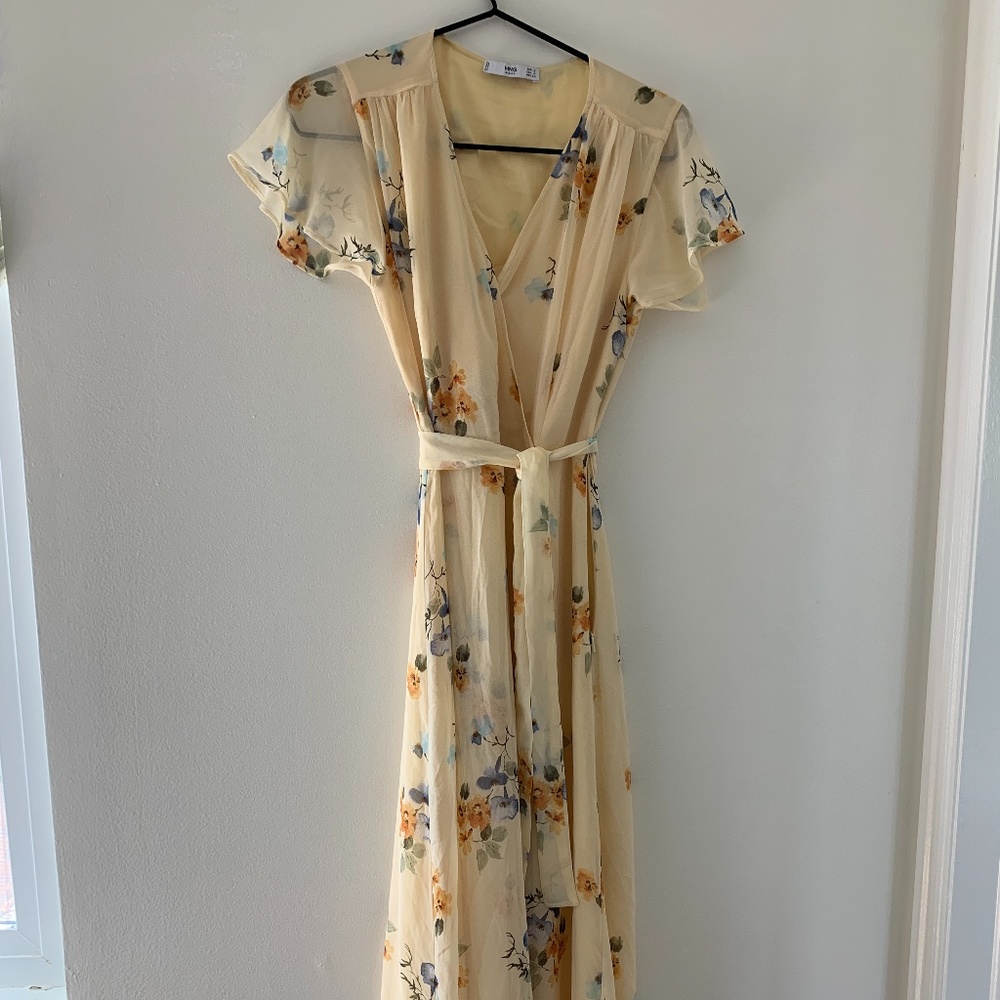 Mango wrap dress